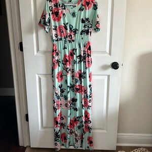 Maxi floral dress